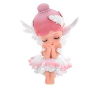 PAMINGONO Figurine Danseuse Décorative en Vinyle Rose pour Décoration Gâteau et Maison, Design Unique Artisanat Méticuleux, pour Salon et Hôtel