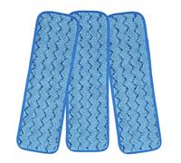 PAMINGONO Lot de 3 Lingettes de Balai en Microfibre Réutilisables, Lavables, Compatibles avec Différents Types de Sols, Accessoires de Nettoyage Efficaces pour Usage Humide ou Sec