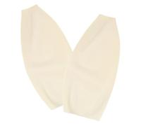PAMINGONO Manchons de Protection Imperméables en Latex Blanc, Résistants à L'huile et Solide, pour Ménage Cuisine, 1 Paire, Style Sophistiqué et Pratique