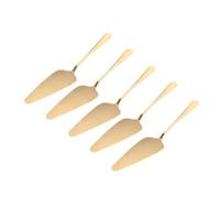 PAMINGONO Pelle à Pizza Finition Haute Brillance et Design Ergonomique en Acier Inoxydable 5pcs Portable Multifonction pour Pâtisserie Cuisine à Domicile
