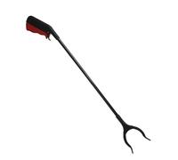 PAMINGONO Pince à Déchets en Métal Renforcée pour Ramassage Extérieur et Intérieur, Acier Inoxydable Antidérapant, Outil Robuste pour Agent D'assainissement et Nettoyage Domestique