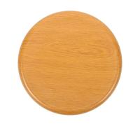 PAMINGONO Remplacement Élégante de Tabouret Siège Rond Bois et en de Naturel, Stable Renforcée, Assise pour Tabouret de Bar Cuisine