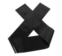 PAMINGONO Rideau de Porte en PVC Noir Occultant et Ignifuge pour Atelier Industriel et Entrepôts, Protection Arcs Électriques et Isolation Thermique