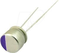 PAN 20SEP47M - Condensateur électrolytique, 47 µF, 20 V, 105 °C.