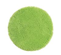 PANA® Rond Tapis de Bain Microfibre à Poils Longs - Ø 90 cm - Crème
