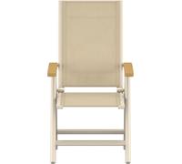 Panama chaise de jardin beige.
