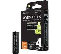 Panasonic - 4 piles AA rechargeables Eneloop Pro 2500mAh 1.2V