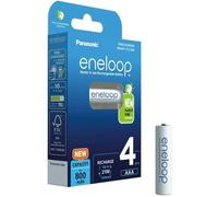 Panasonic - 4 piles AAA rechargeables Eneloop 800mAh 1.2V