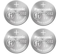 Panasonic 460117 Lot de 4 piles bouton lithium CR2032