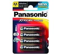Panasonic Alcaline Xtreme power Pack de 4 piles alcaline LR 6