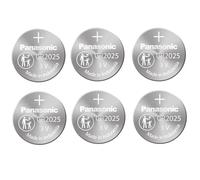 Panasonic Batterie Lithium, Knopfzelle, CR2025, 3V, W129124512 (CR2025, 3V)