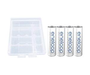 Panasonic BK-3MCCEC4BE eneloop 1900mAh Lot de 4 piles Ni-MH AA/Mignon/LR6 prêtes à utiliser in ox