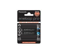 Panasonic BK-4HCDE/2BE - Pack de 2 piles rechargeables AAA 1.2V 930mAh Ni-MH - Jusqu'à 500 cycles de recharge