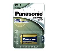 PANASONIC Blister de 1 Pile Alcaline Everyday Power Silver Cube 6LF22-9V