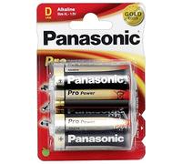 2 Piles Alcalines D / LR20 Panasonic Pro Power