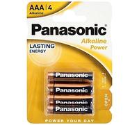 PANASONIC Blister de 4 Piles Alkaline Power LR03/AAA (Micro) 1,5 V