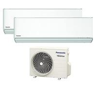 Panasonic - climatiseur dual split etherea r32 panasonic 5000+12000 btu avec wifi nanoex
