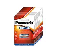 Panasonic CR 123 A Pile au lithium ( 3 V , paquet de 10 )