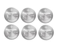 Panasonic Piles bouton CR2016 – Lithium non rechargeable 3 V 90 mAh – Lot de 6