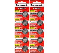 Panasonic CR2025 3 V pile bouton au lithium (10 pcs)