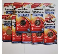 Panasonic CR2032 Lot de 12 piles à bouton au lithium (12 ampoules individuelles)