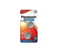 Panasonic CR2032 Lot de 2 Piles Bouton au Lithium 3V