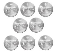 Panasonic CR2450 CR 2450 au Lithium Batterie 3 V, 2Units of Pack of 4