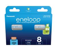 Panasonic Pile rechargeable Eneloop BK-3MCDE/8BE NiMH 2000 mAh 1,2 V 8 pièces