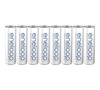Panasonic eneloop, pile Ni-MH prête à l'emploi, AA Mignon, pack de 8, min. 1900 mAh, 2100 cycles de charge, aux performances élevées et avec une faible autodécharge, pile rechargeable