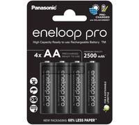 Panasonic – Piles rechargeables Eneloop Pro – AA 2500 mAh – 4 pièces