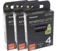 Panasonic eneloop Pro Technology HR-3UWX 2500mAh et boîtier de piles AccuCell