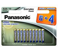 Panasonic Everyday Power Lot de 6 Piles alcalines AAA LR03 Rouge