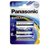 Panasonic Pile alcaline Evolta LR14EGE C Bleu Pack de 2