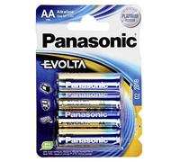 PANASONIC Lot de 2 Blisters de 4 Piles Alcaline Evolta AA LR06-1,5 V