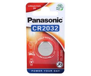 Panasonic l'énergie au lithium (1 pcs, CR2032, 225 mAh), Batteries + piles