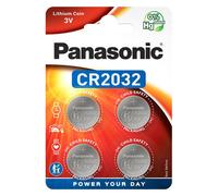 Panasonic Lithium Power CR2032 (4 pcs, CR2032, 220 mAh), Batteries + piles