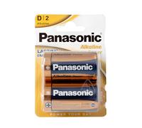 PANASONIC Lot de 2 Piles Alcaline Power LR20/D (Mono) 1,5 V