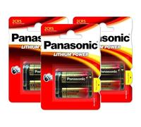 PANASONIC Lot de 3 Blisters de 1 Pile Photo Lithium Power 2CR5-6V