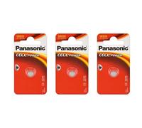 Panasonic Lot de 3 Piles Bouton Oxyde D'argent SR69 (SR920 EL) 370 / 371 1,55 V