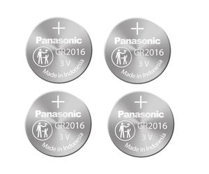 Panasonic Lot de 4 piles boutons au lithium CR-2016