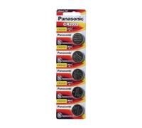 Panasonic Lot de 5 piles bouton au lithium CR2032 3 V