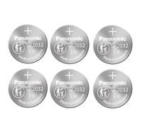 Panasonic Lot de 6 piles bouton au lithium CR2032 3 V pour moniteur d'activité physique personnel Misfit Shine Sh0az