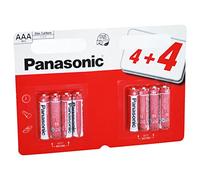 Panasonic Lot de 8 Piles AAA en Zinc Carbone