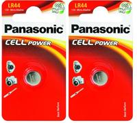 Panasonic LR44 V13GA, A76, 82, LR1154, 357A Knopfzelle (Lot de 2)