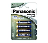 PANASONIC Lot de 3 Blisters de 4 Piles Alcaline Everyday Power Silver AA-LR6 1,5V