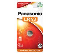 Panasonic Micro Alkaline (1 pcs, LR43, 70 mAh), Batteries + piles