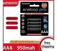 Panasonic Original Eneloop Pro 950 mAh AAA batterie pour lampe de poche jouet caméra préchargée haute capacité Batteries rechargeables 4 batteries