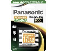 Panasonic P03E/4B900 1x4 Panasonic Akku NiMH Micro AAA 900 mAh