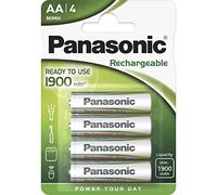 Panasonic P6E/4BC rechargeable EVOIA Mignon AA Batterie 4er Pack