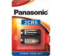 Panasonic Panasonic 2CR5-5L/1BP Long Lasting Round Lithium Batteries, Perfect for Fire Alarms and Cameras and Video Cameras (6 V, Pack of 1)